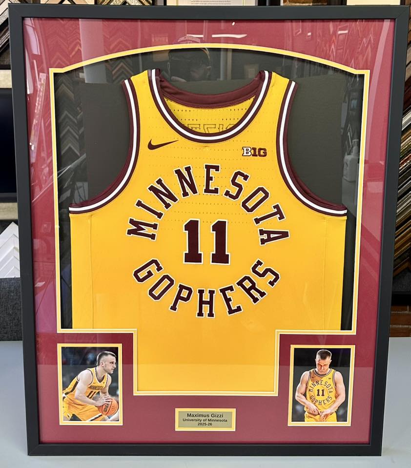 Minnesota Golden Gophers Framed Jerseys