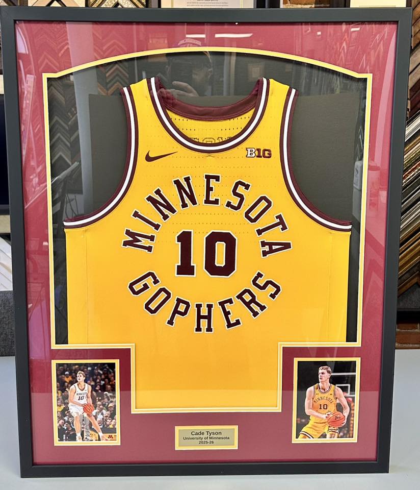 Minnesota Golden Gophers Framed Jerseys