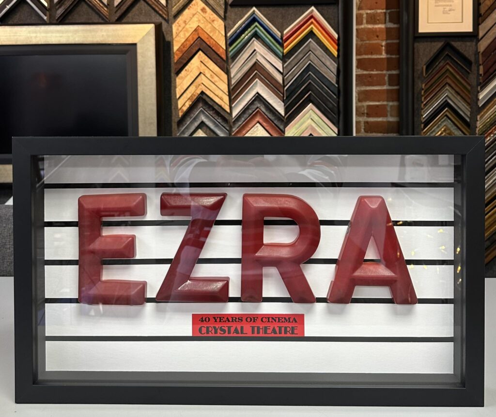 Custom Framed Movie Theatre Marquee Letters