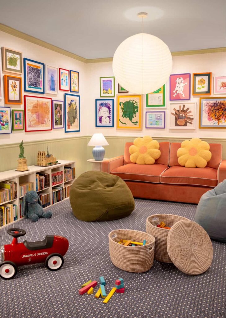 Custom Framed Children’s Playroom