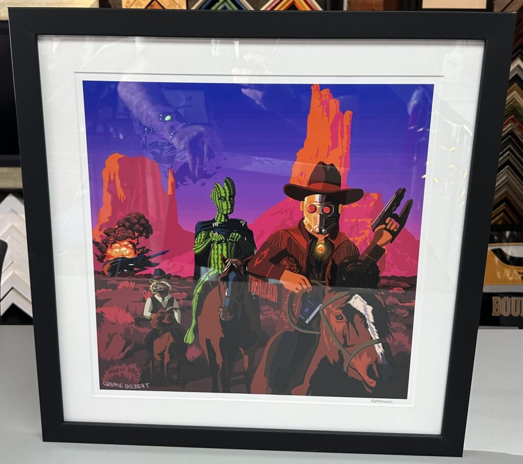 Custom Framed Guardians of the Galaxy Art