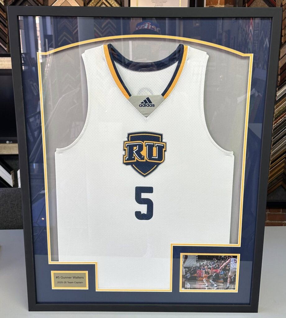 Regis University Men’s Basketball Framed Jerseys