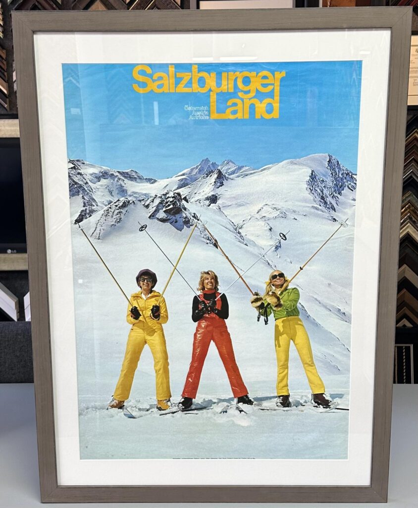 Custom Framed Salburger Land Poster