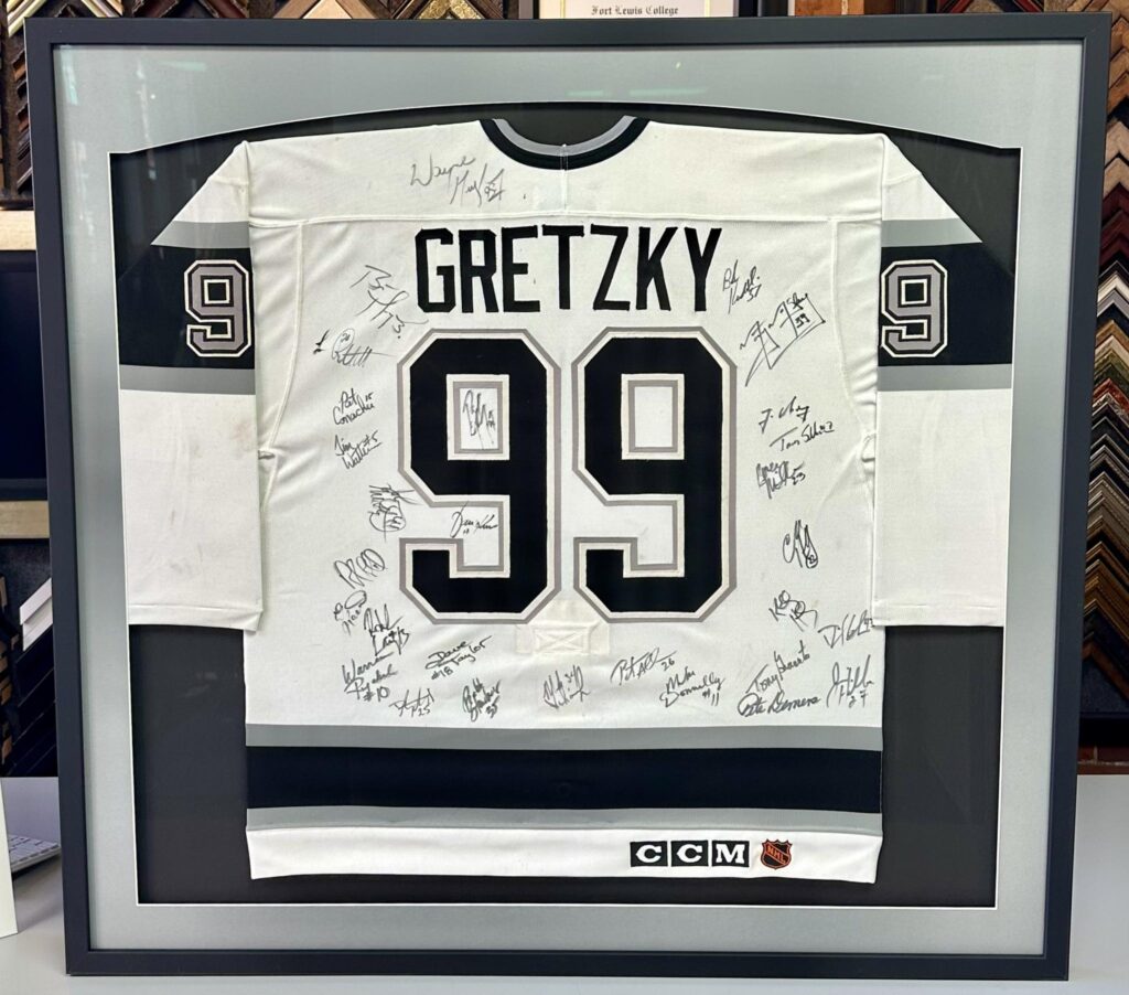 Custom Framed Wayne Gretzky LA Kings Jersey