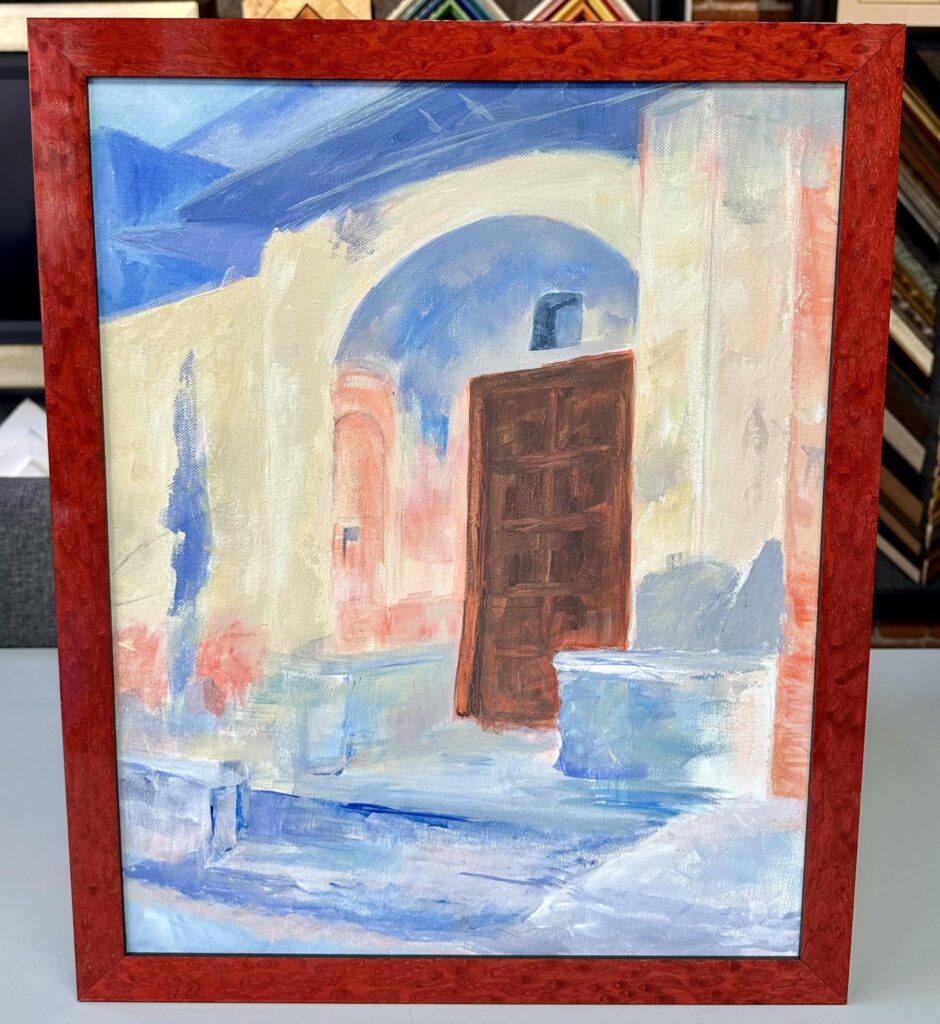 Custom Framing Using Burlwood Frames! 