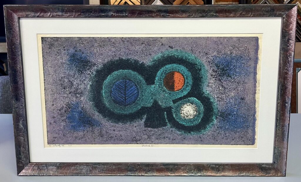 Custom Framed Jaroslav Hořánek Lithograph