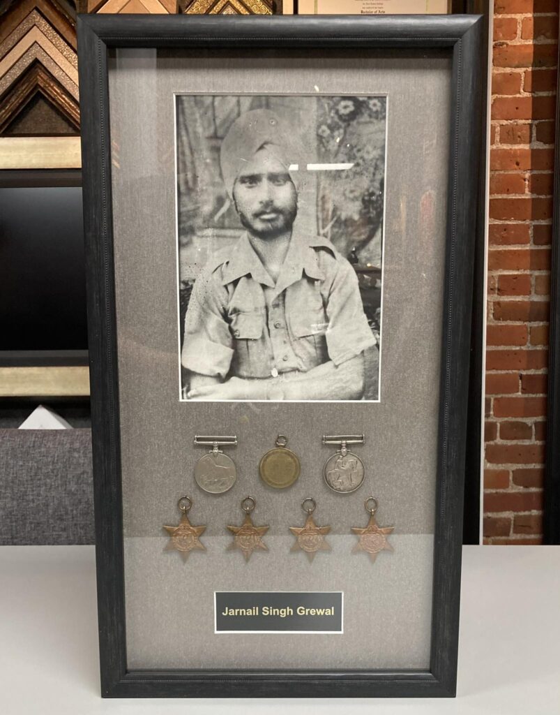 Custom Framed Military Shadowbox