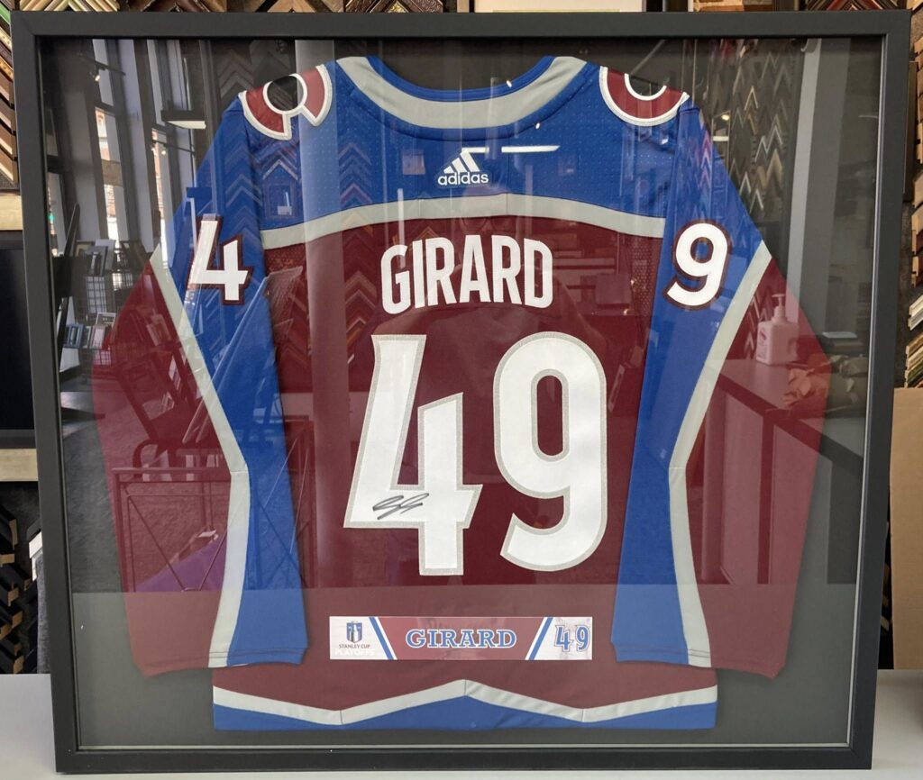 Custom Framed Colorado Avalanche Jerseys