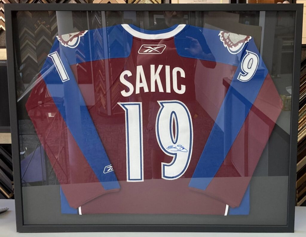 Custom Framed Colorado Avalanche Jerseys