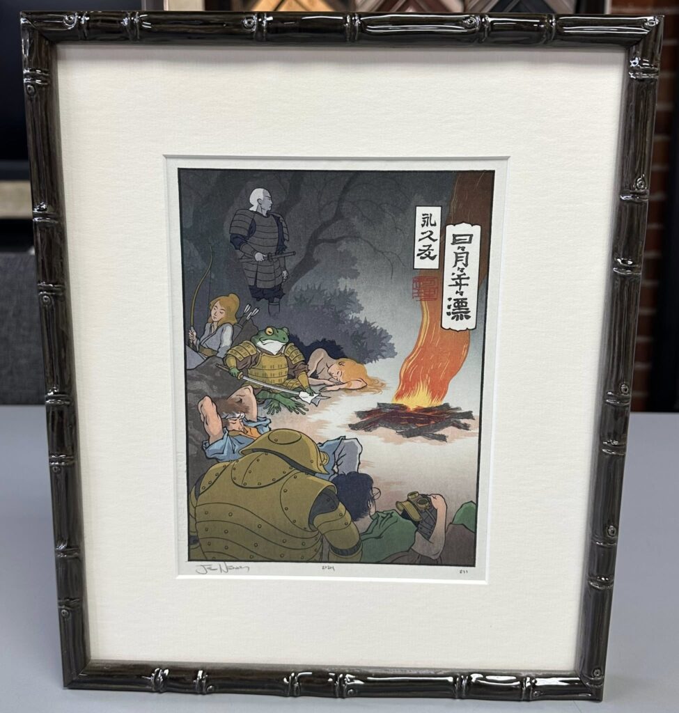 Custom Framed Artwork by Jed Henry
