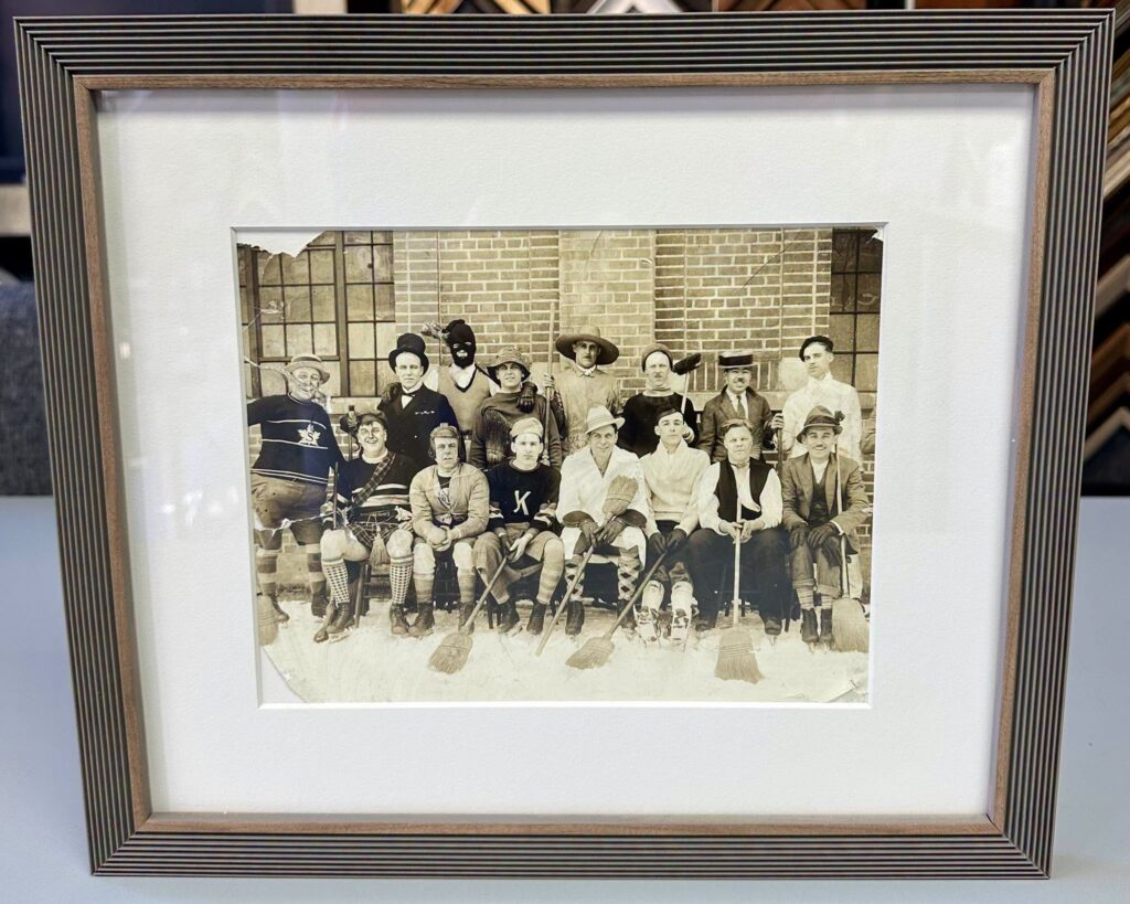 Custom Framed Vintage Hockey Team Photograph