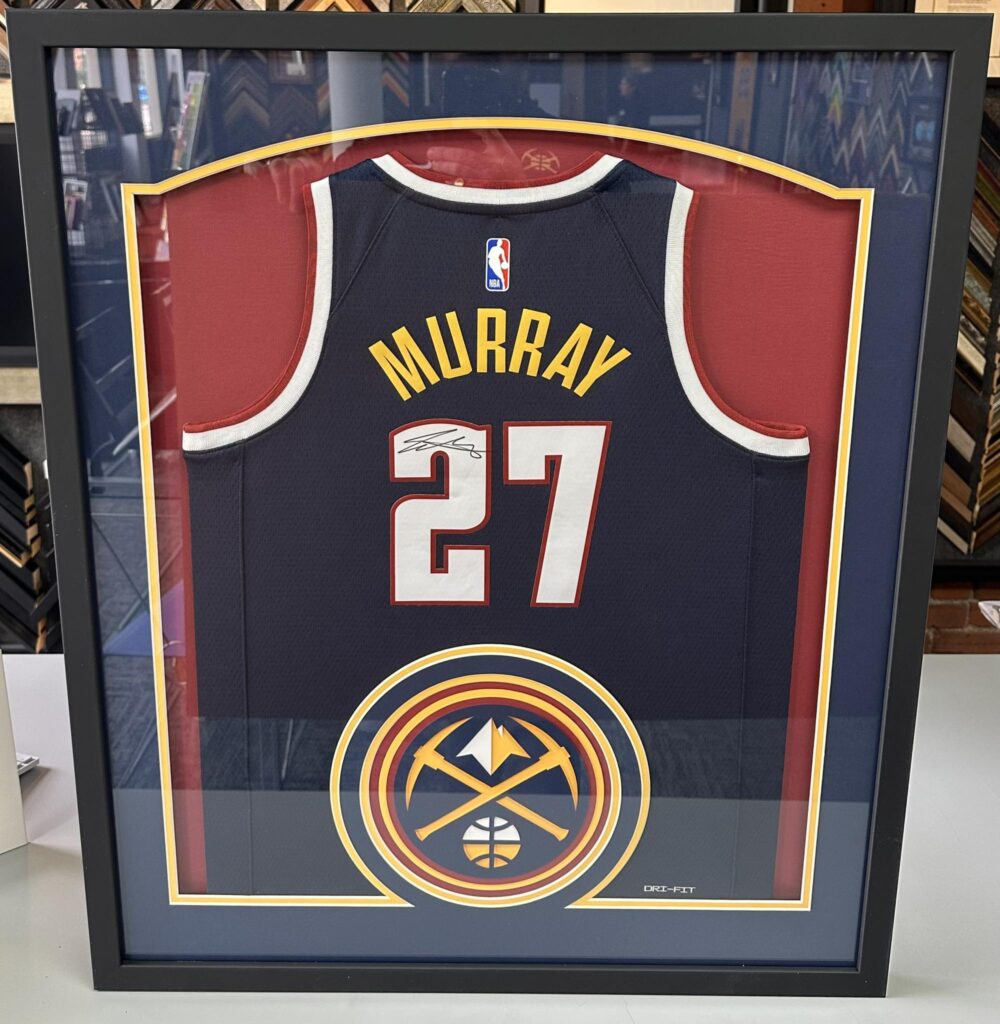 Custom Framed Jamal Murray Nuggets Jersey