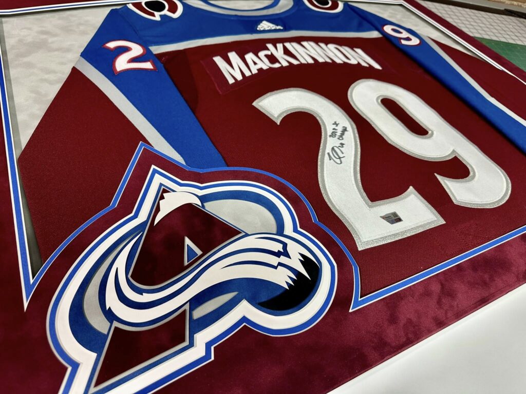 Colorado Avalanche Jersey Framing