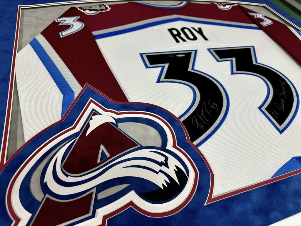 Colorado Avalanche Jersey Framing