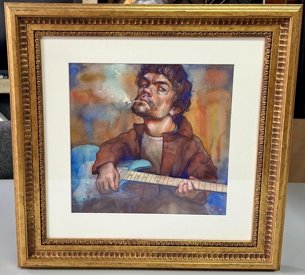 Custom Framed Peter Dinklage Painting