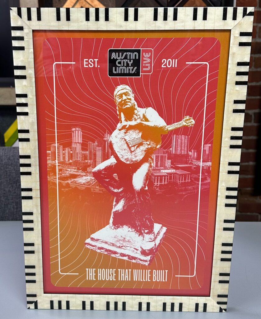 Custom Framed Austin City Limits Print
