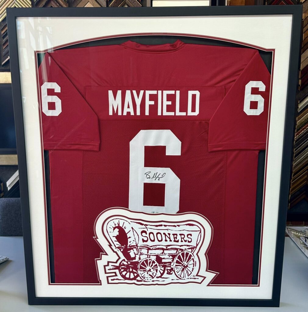Custom Framed Oklahoma Sooners Jerseys