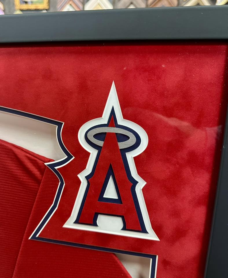 Custom Framed Shohei Ohtani Los Angeles Angels Jersey 