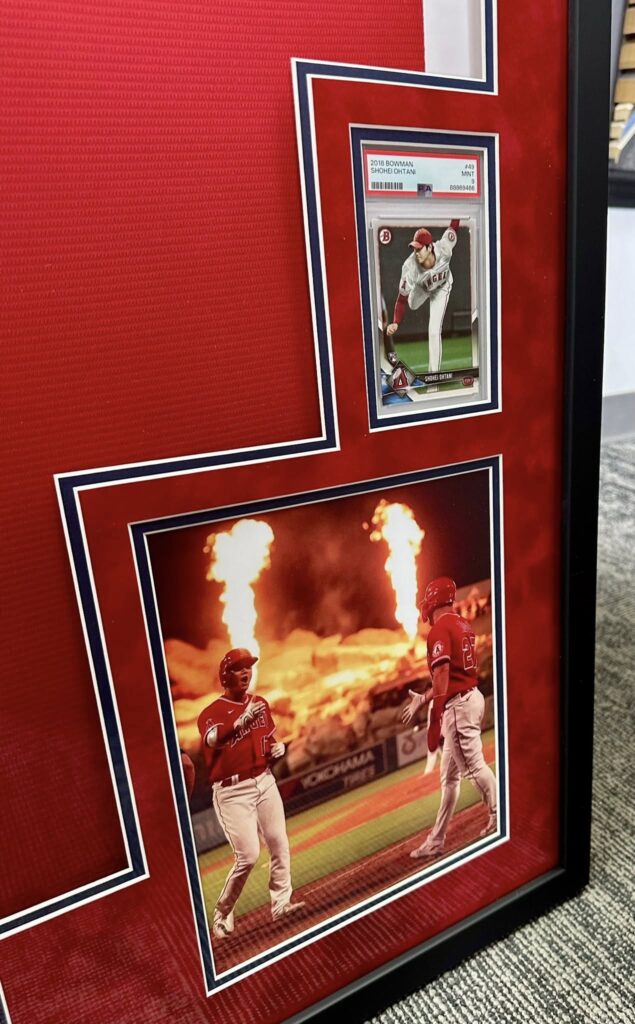 Custom Framed Shohei Ohtani Los Angeles Angels Jersey 