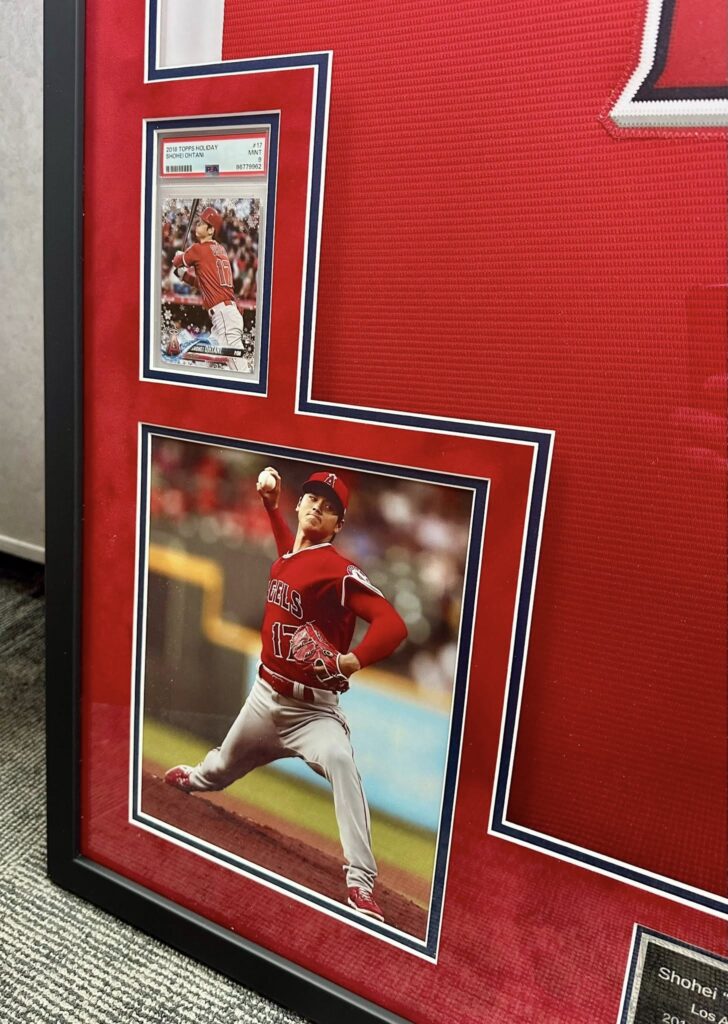 Custom Framed Shohei Ohtani Los Angeles Angels Jersey 