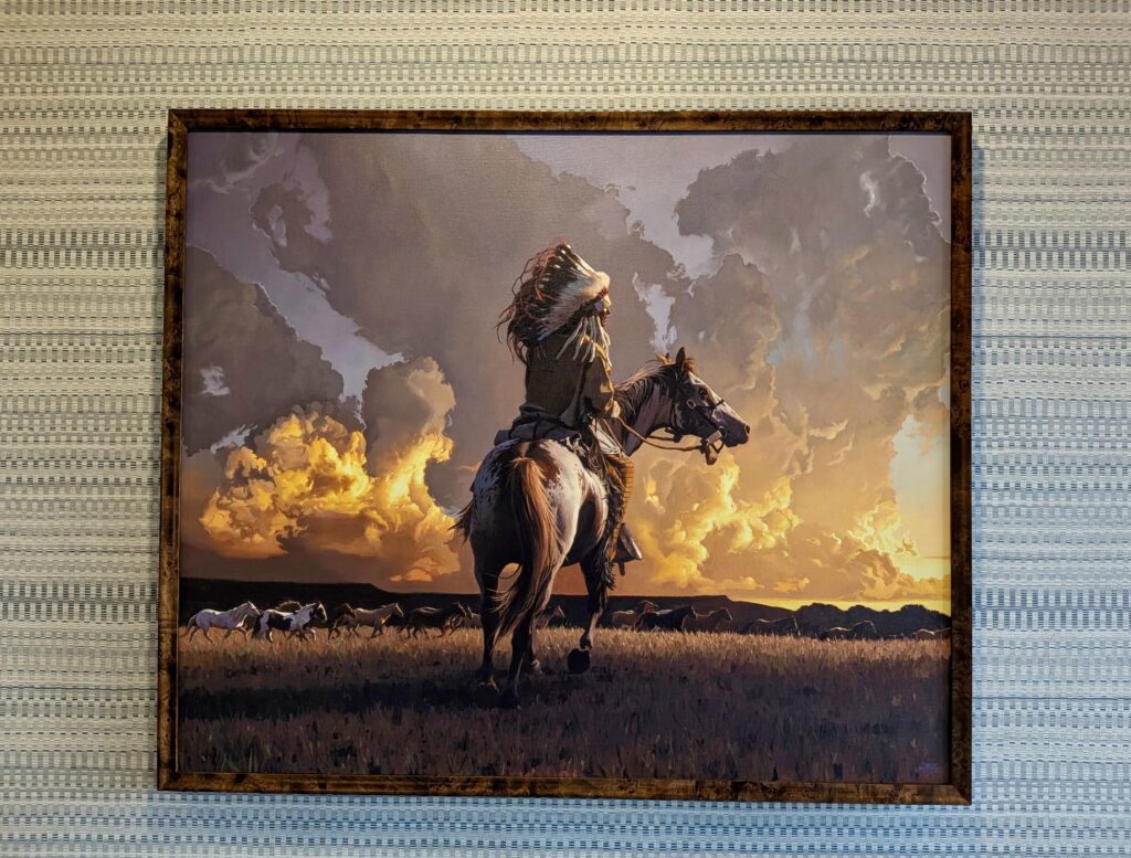 Custom Framed Mark Maggiori Western Art