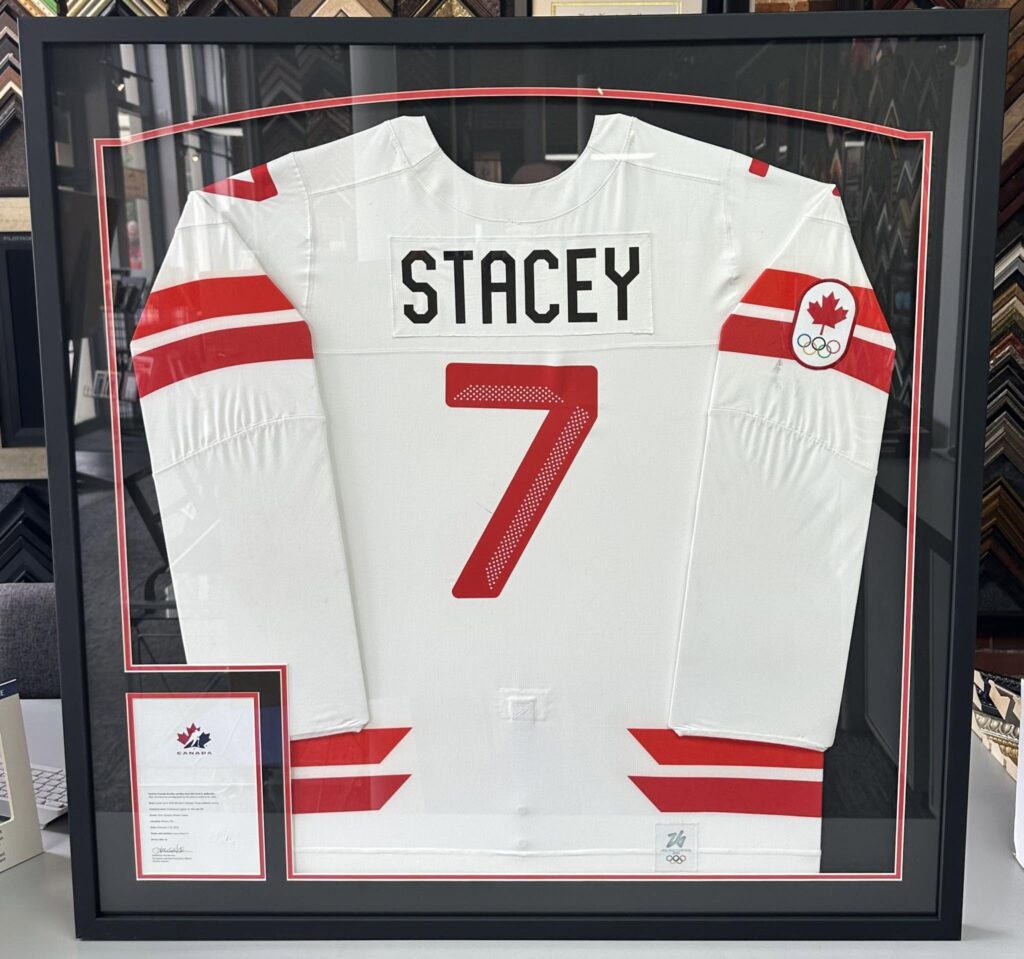 Custom Framed Laura Stacey Team Canada Jersey