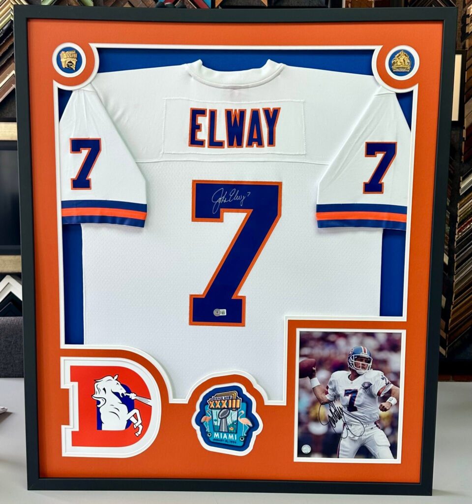 5280 Custom Framing is Denver's Leader in Sports Jersey Framing