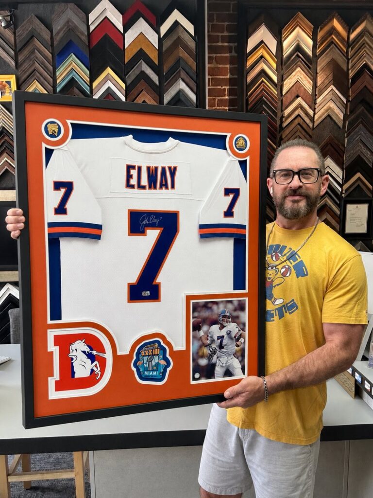 5280 Custom Framing is Denver's Leader in Sports Jersey Framing