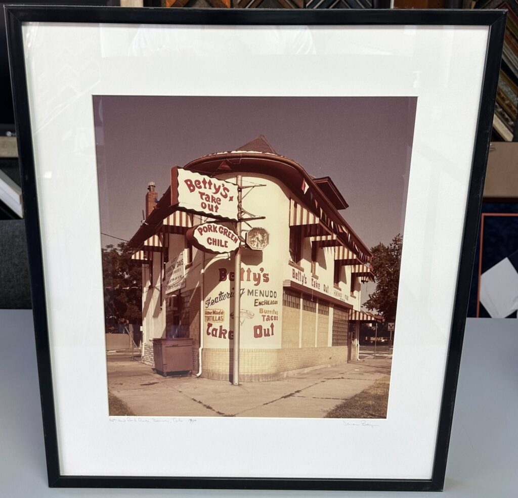 Custom Framed Vintage Denver Photographs