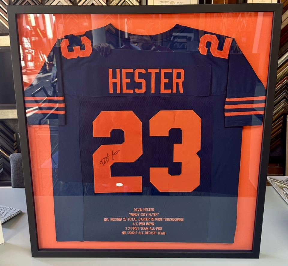 Custom Sports Jersey Framing Denver 
