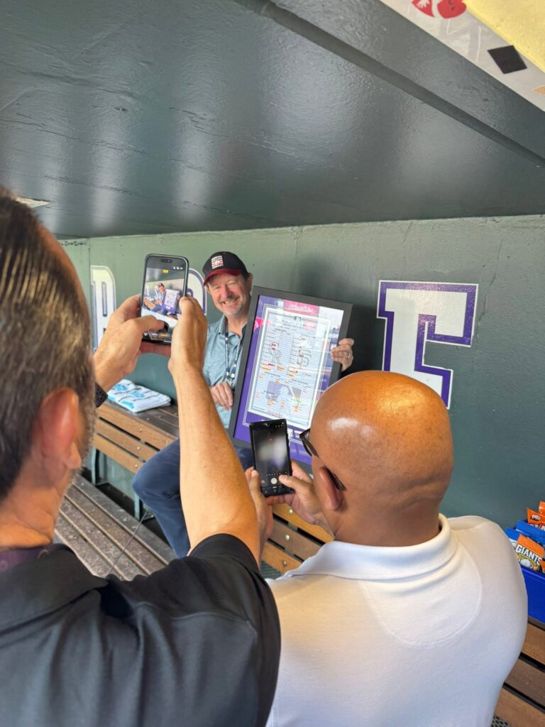 Patrick Saunders & 5280 Custom Framing Lineup Card