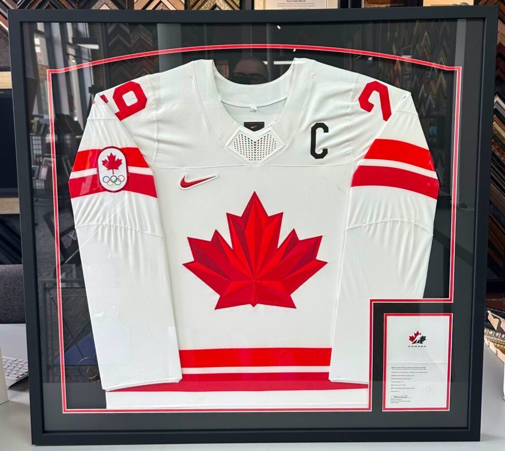 Custom Framed Marie-Philip Poulin Team Canada Jersey
