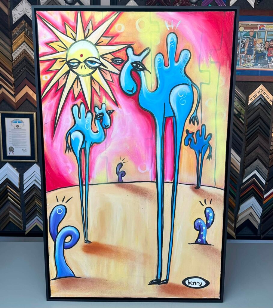 Canvas Stretching & Float Frames Denver 
