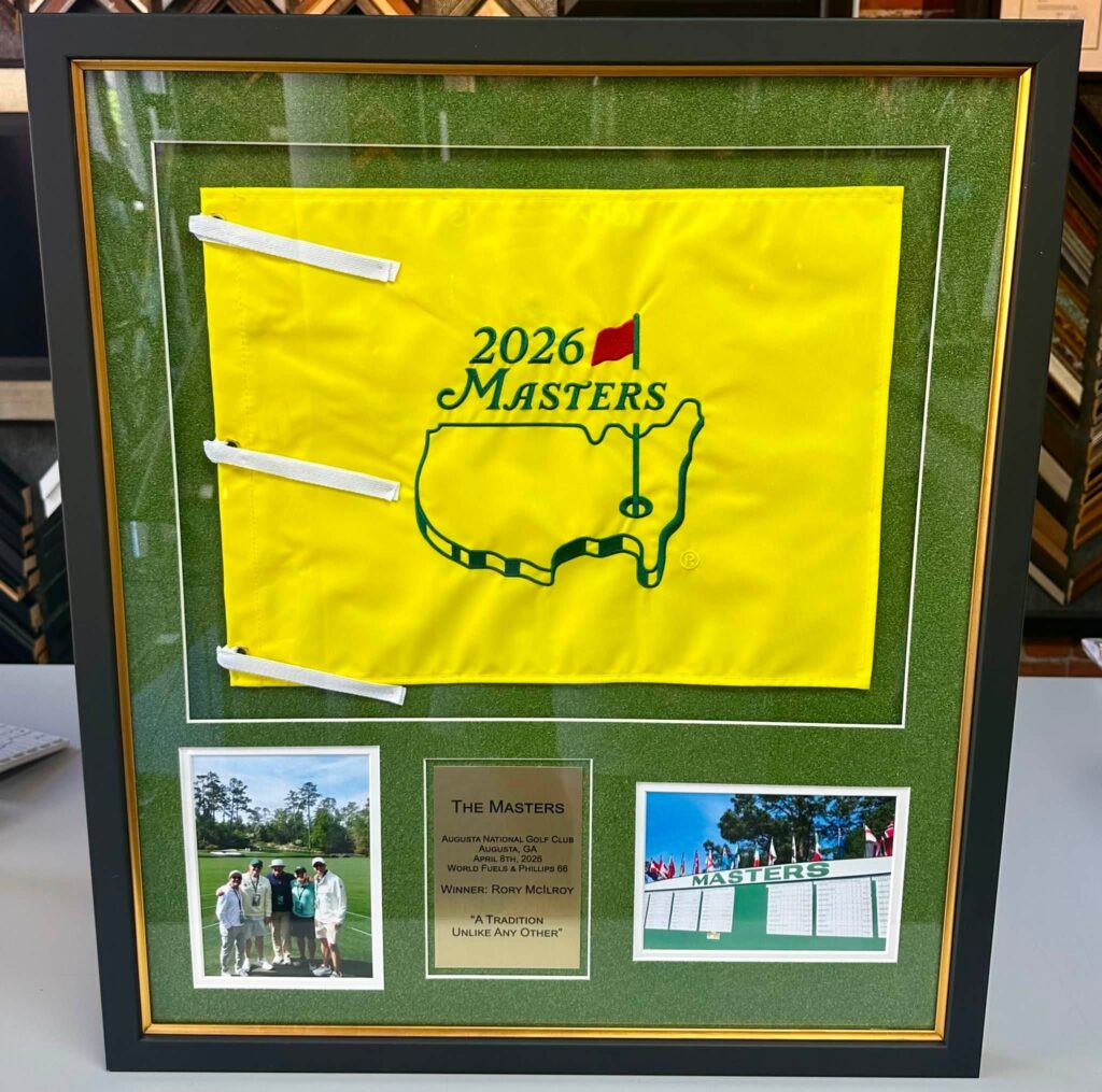 Custom Framed Flags from The Master's Tournament
