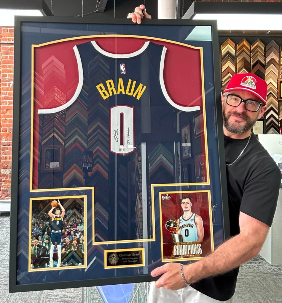 5280 Custom Framing Named Best Jersey Framing in Denver by The Denver Star