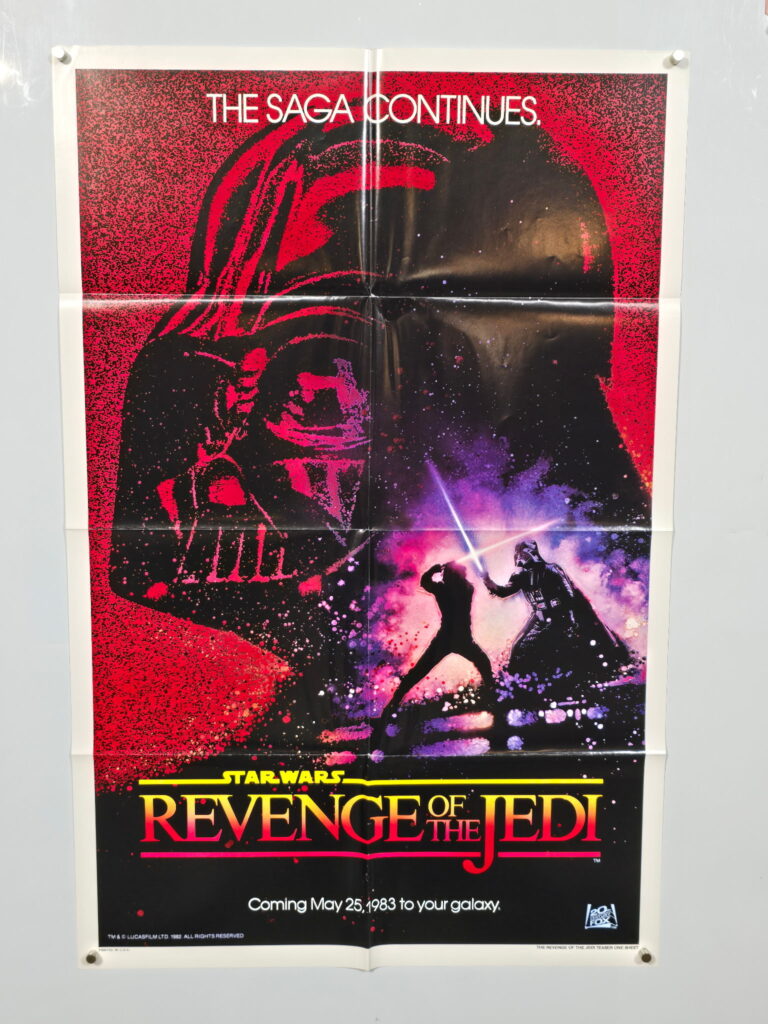Original Star Wars ‘Revenge of the Jedi’ Poster Restoration & Framing