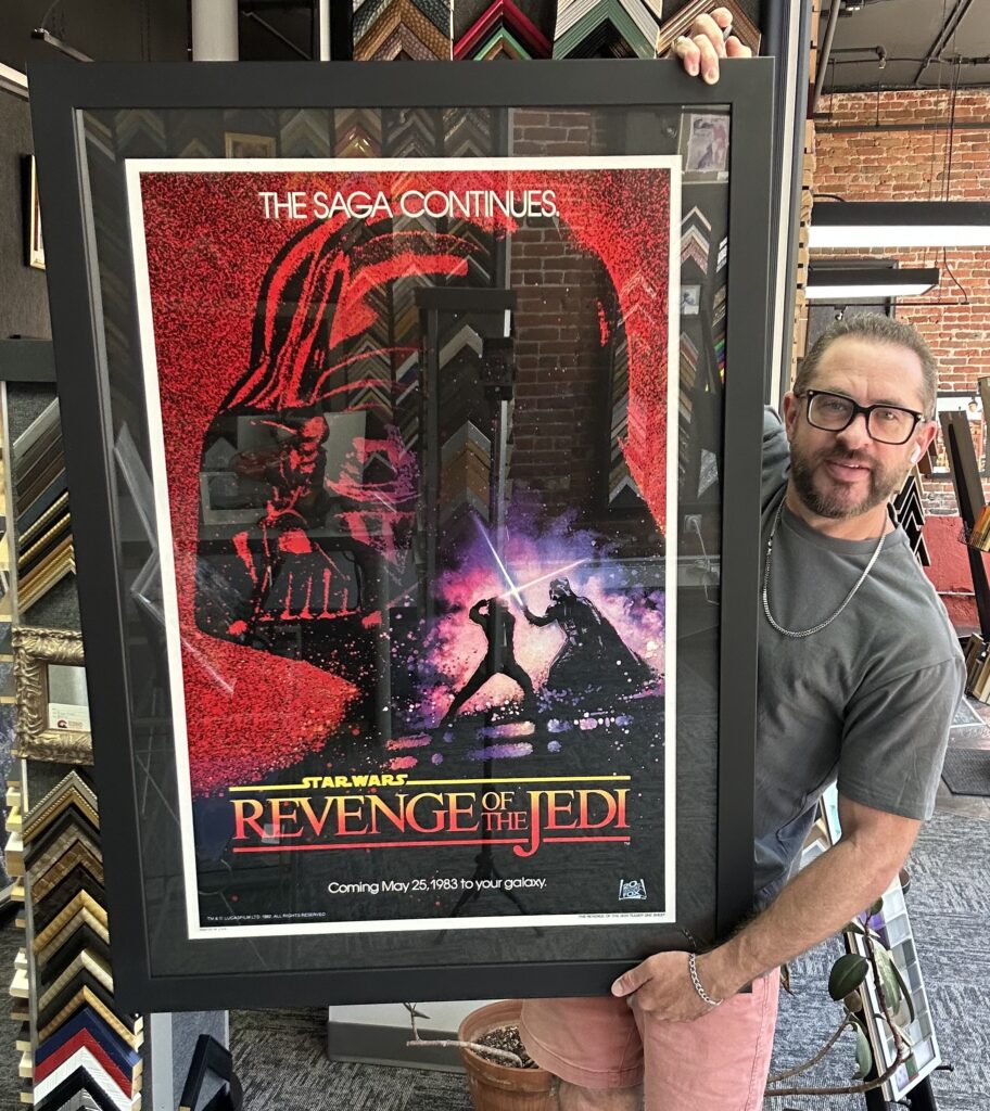Original Star Wars ‘Revenge of the Jedi’ Poster Restoration & Framing 