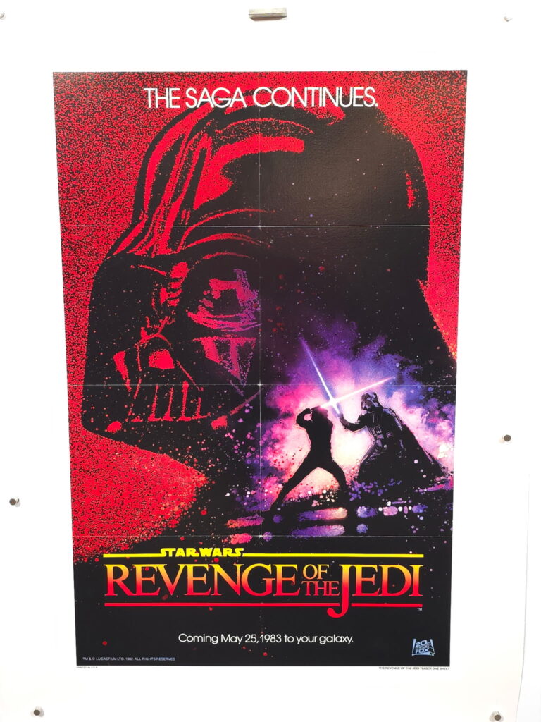 Original Star Wars ‘Revenge of the Jedi’ Poster Restoration & Framing 