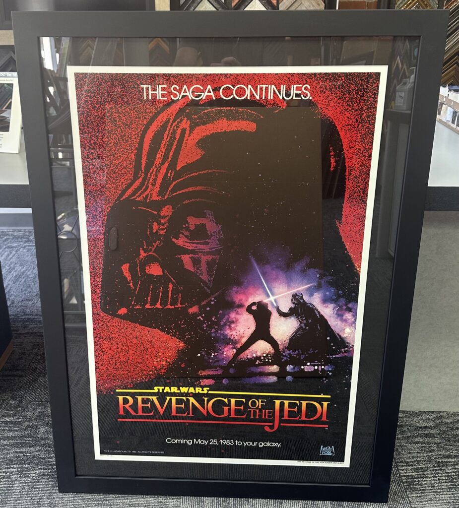 Original Star Wars ‘Revenge of the Jedi’ Poster Restoration & Framing 