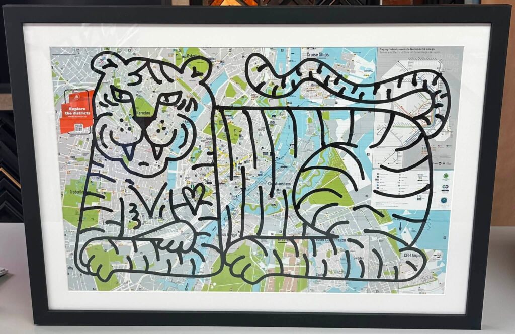  Custom Map Framing Denver 
