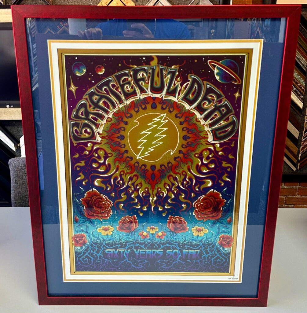 Custom Framed Grateful Dead, Dispatch The Revivalists Concert Posters