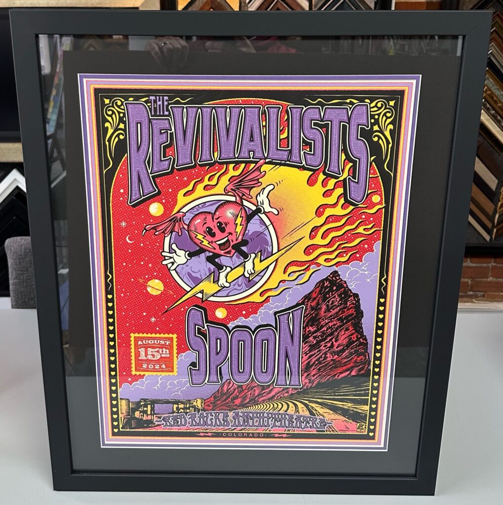 Custom Framed Grateful Dead, Dispatch The Revivalists Concert Posters