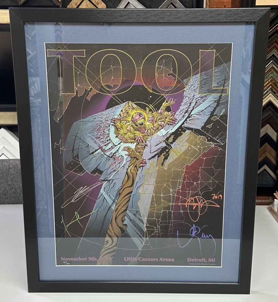 Custom Framed Tool Concert Poster | 5280 Custom Framing