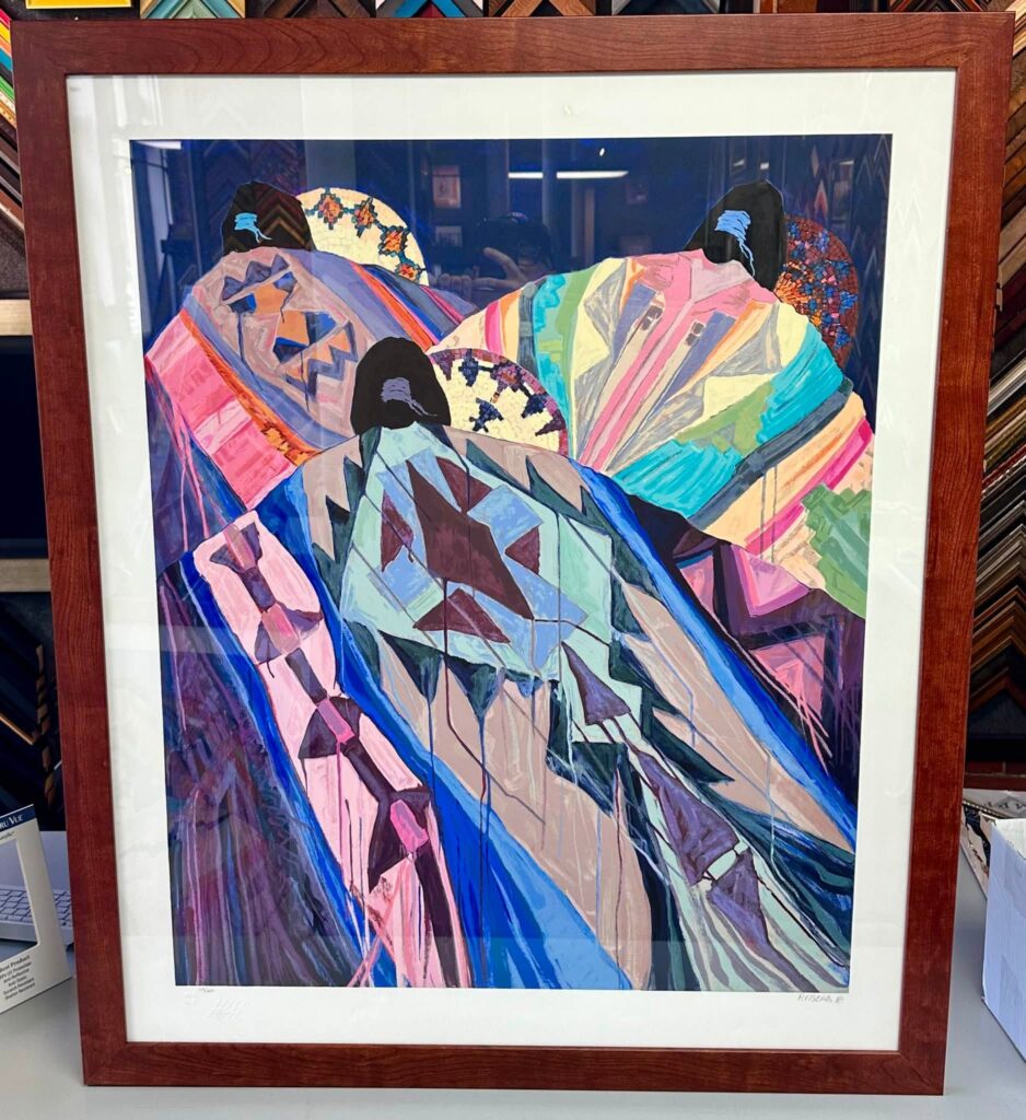 Custom Framed Native American Artwork by Dolana Roberts