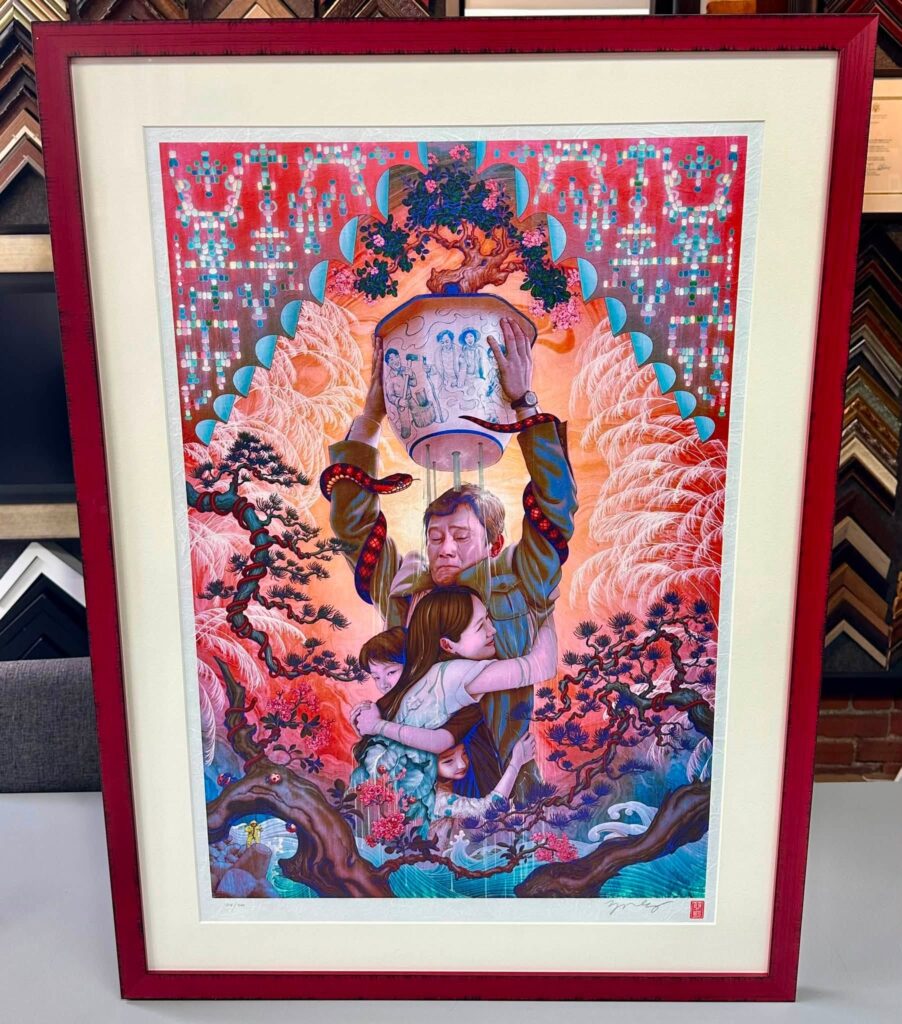 Custom Framed Artwork by James Jean 