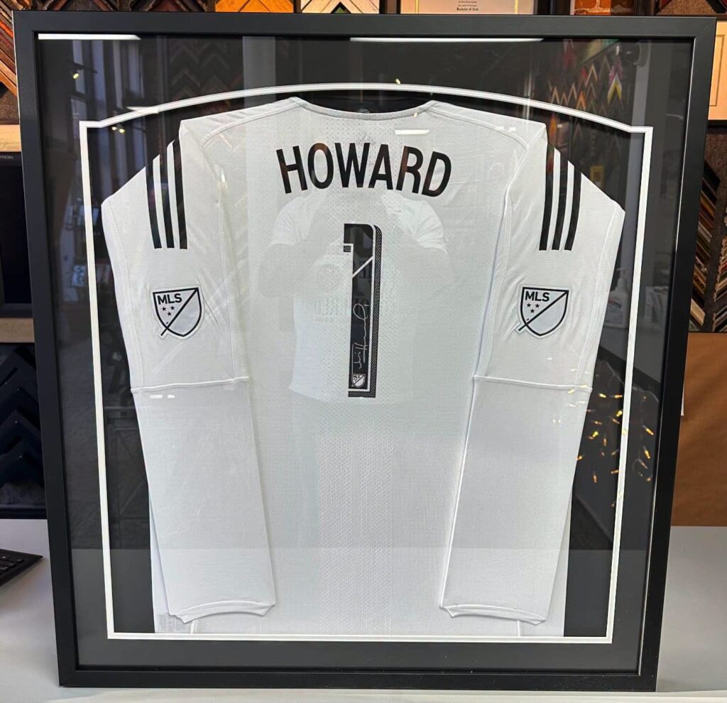 Custom Framed Tim Howard Colorado Rapids Jersey