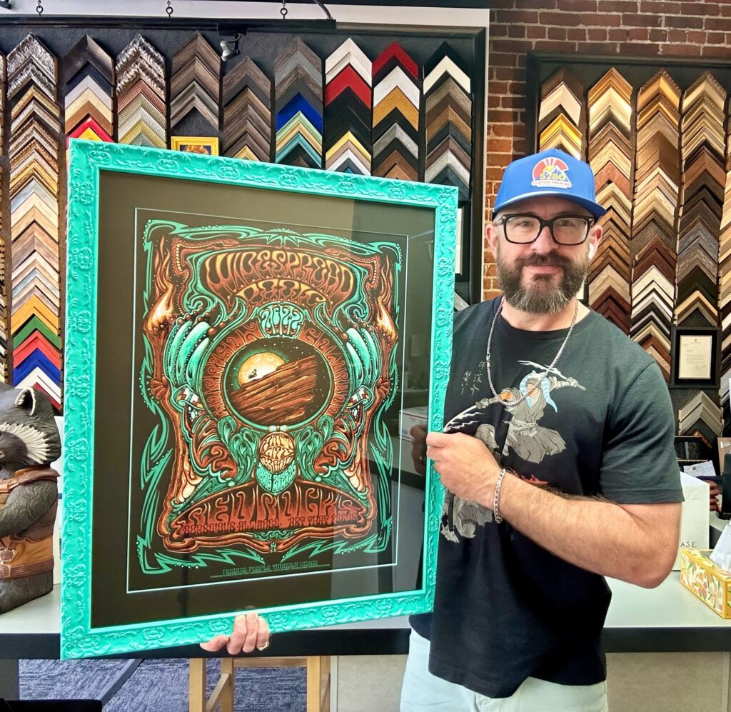 Custom Framed Widespread Panic Concert Poster