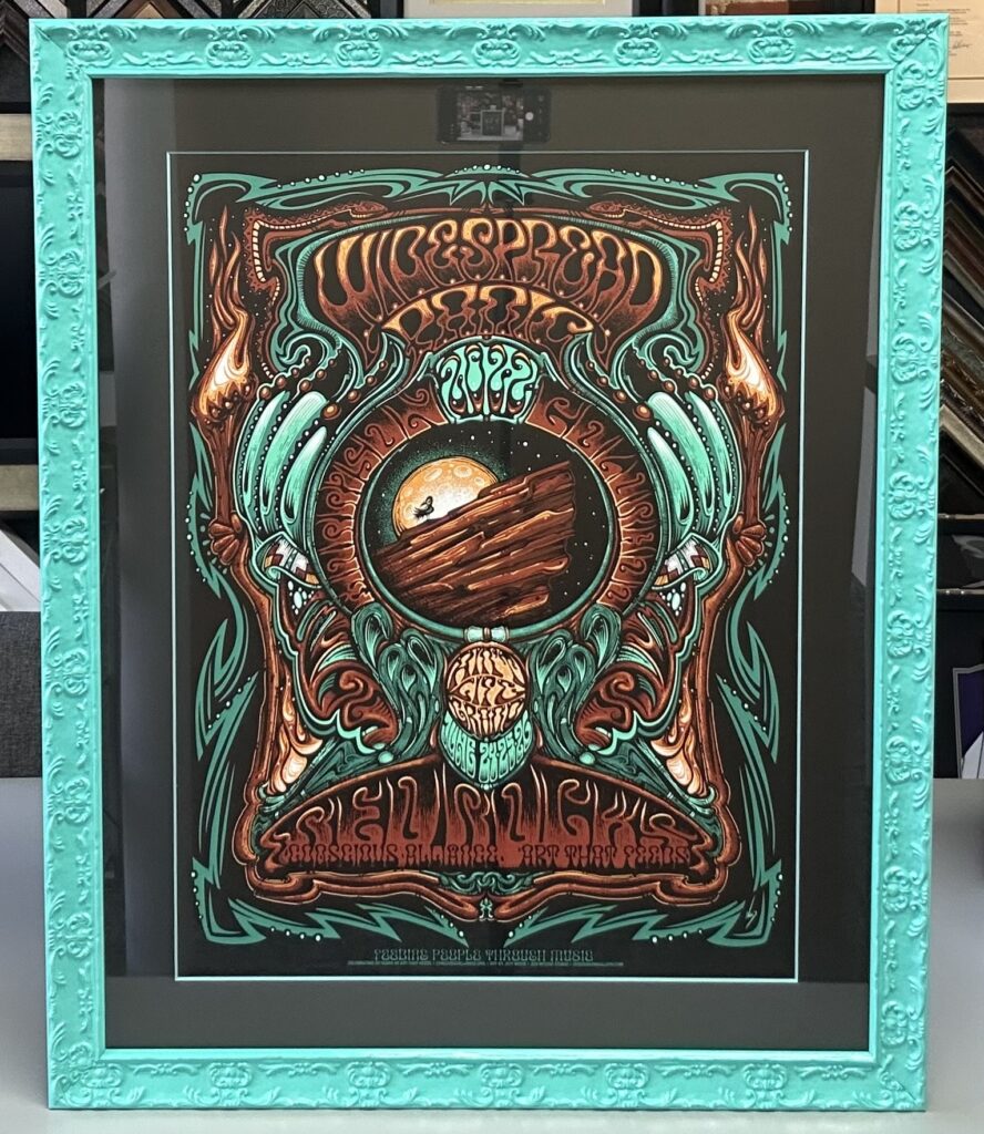 Custom Framed Widespread Panic Concert Poster