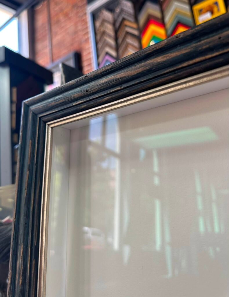 Custom Framed Leather Chaps Shadowbox 