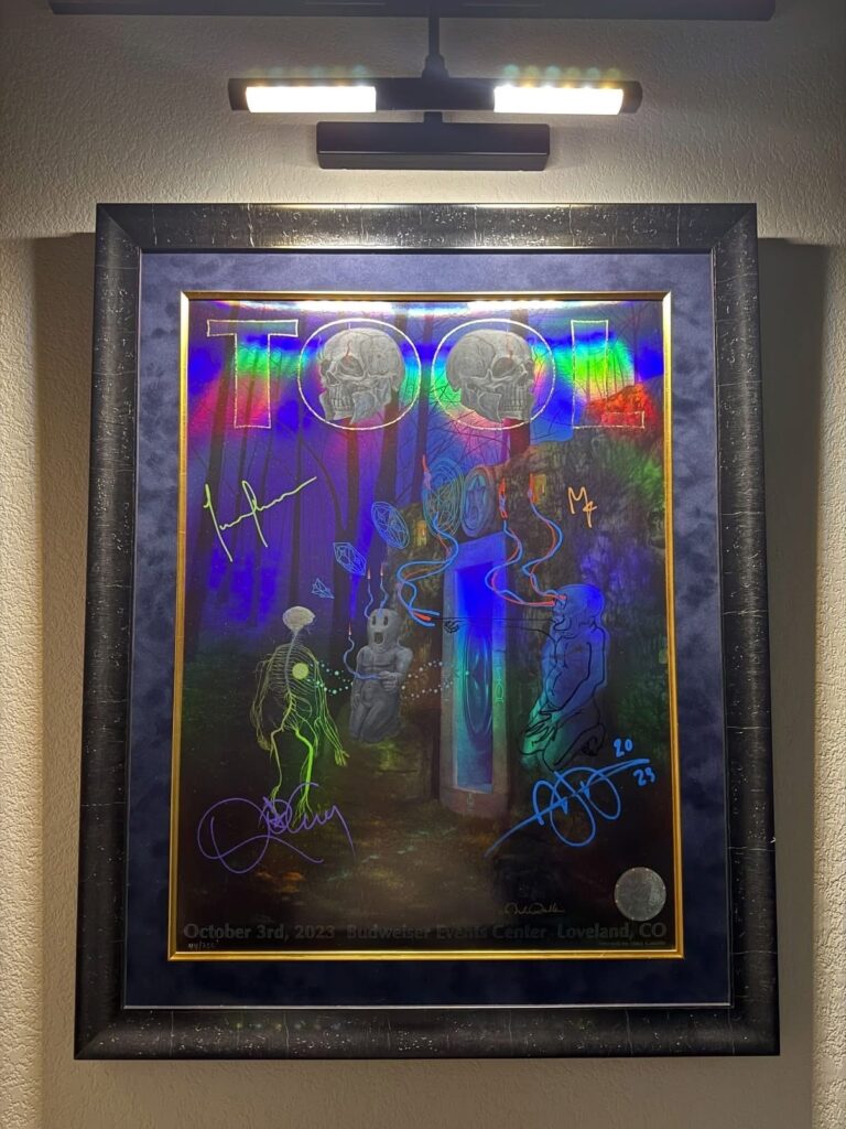 Custom Framed Tool Concert Poster | Loveland, CO